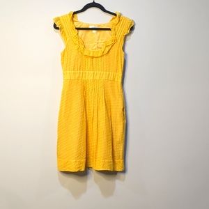 Moulinette Soeurs Anthropologie Yellow Dot Dress